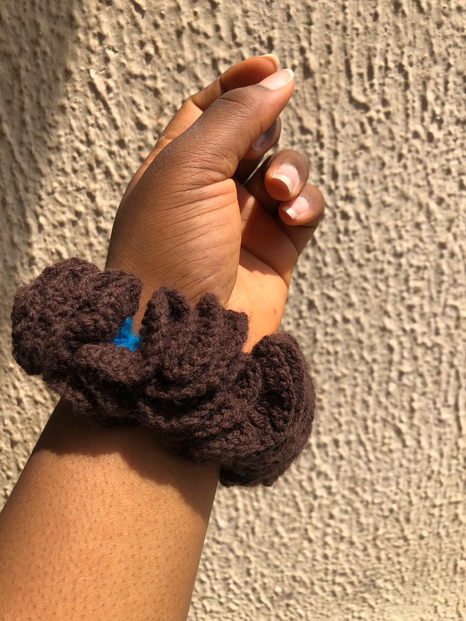 Brown Scrunchie